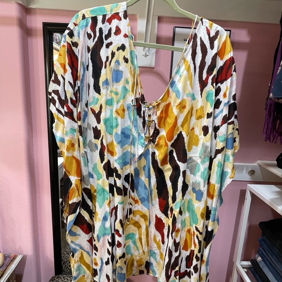 Anthropologie Neutral Motif Cover Up/Dress - Picture 6 of 6